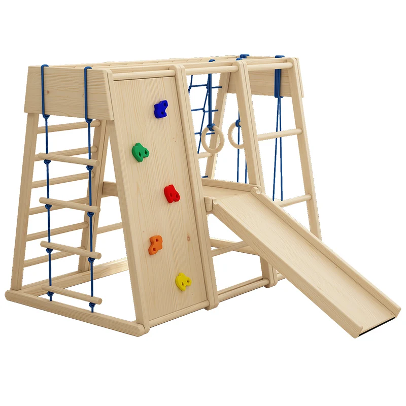 

Triangle Climbing Toys Foldable Climbing Triangle Ladder Toys Wooden Safety Sturdy Kids Play Gym Indoor Outdoor Playground