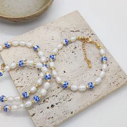 KKBEAD Natural Pearl Bracelet Femme Vinatage Jewelry for Women Handmade Beaded Bracelets Christmas Gift Pulseras Mujer Moda