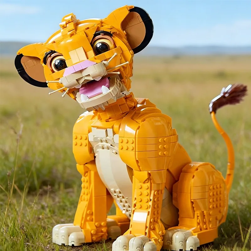 

NEW 2025 Animal Cub King Simba 43247 Model Puzzle Building DIY Children's Assembly Toys Birthday Children's Gifts