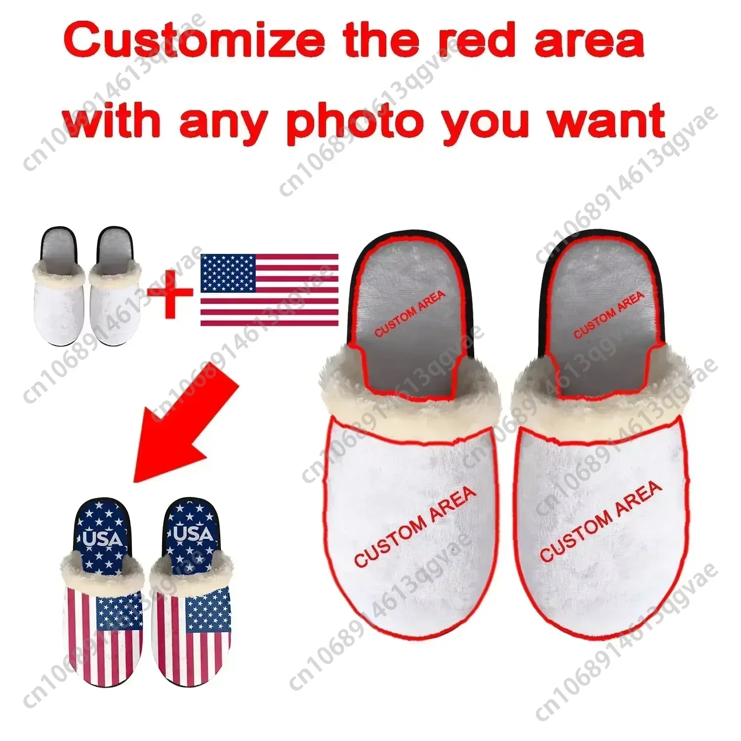 Christmas Buck Stripe Elk Slippers Mens Womens Home Cotton Plush Bedroom Casual Keep Warm Customized Thermal Lightweight Slipper