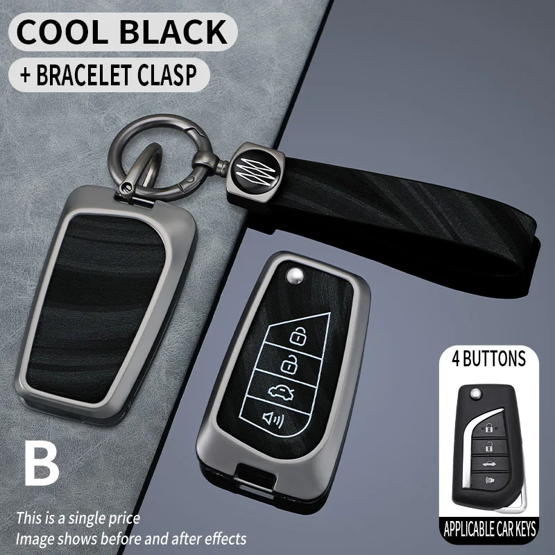 

Car Remote Key Cover Case For Toyota Auris Corolla Avensis Verso Yaris Aygo Scion TC IM Camry RAV4 Forturner Hilux