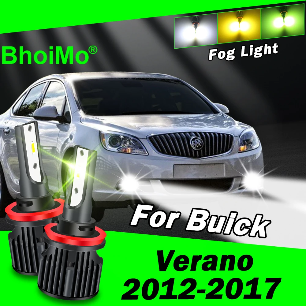 

BhoiMo Front Fog Light Lamp For Buick Verano 2012 2017 Led Bulb 2013 2014 2015 2016