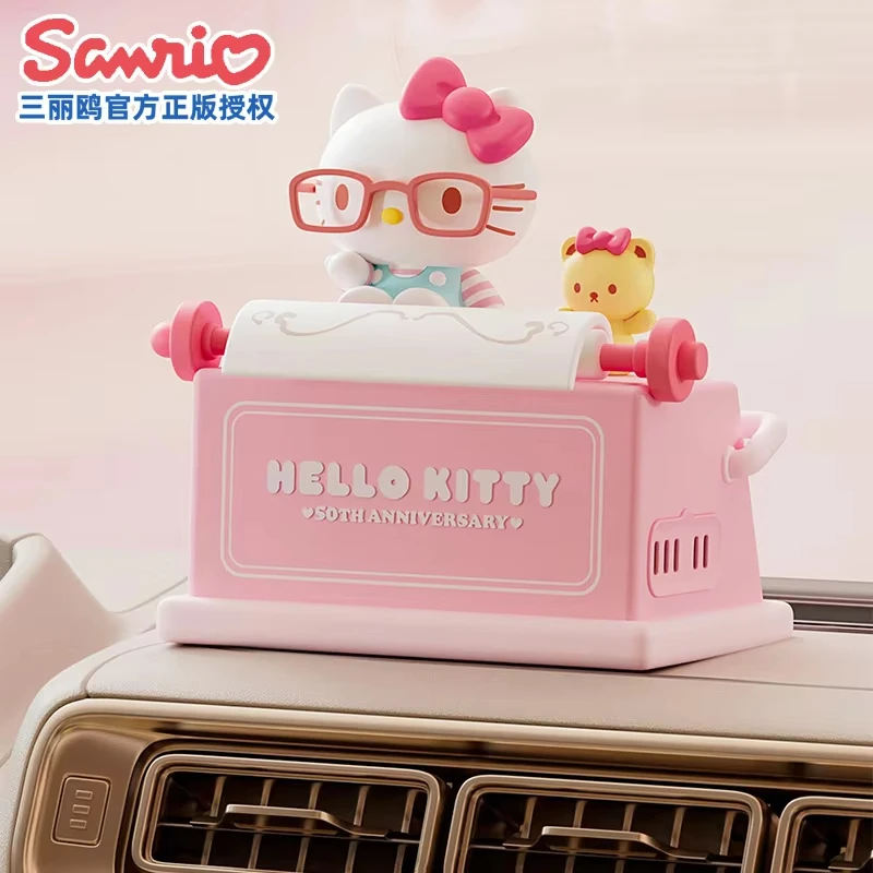 

Sanrio Hello Kitty kawaii ароматерапия украшение автомобиля парковка номерной знак аниме милый мультфильм декор интерьера автомобиля аксессуары подарок