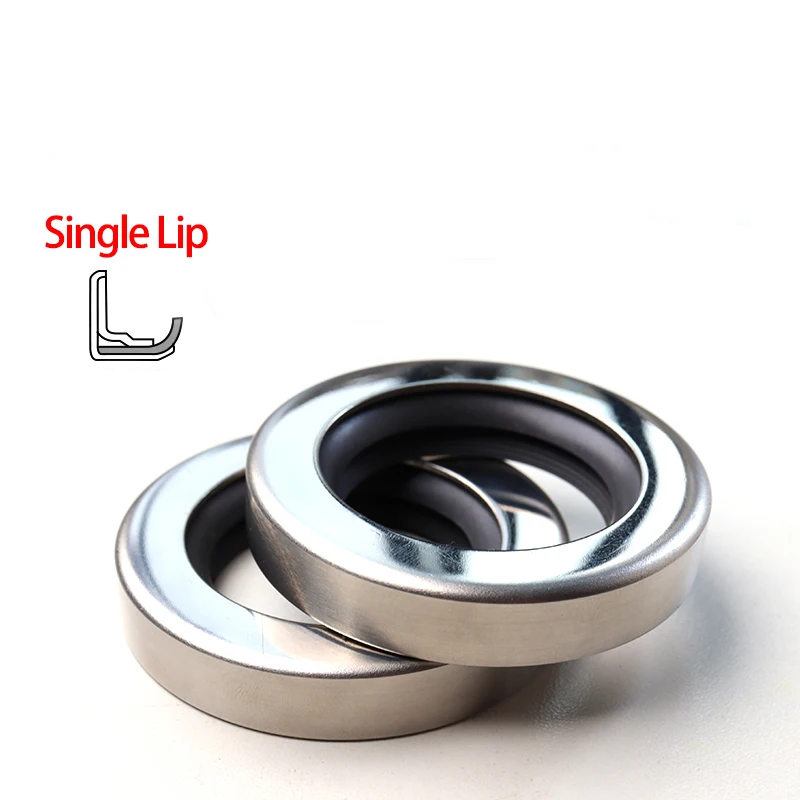 Single Lip PTFE Oil Seal,ID 15/20/25/30/50-240mm,Stainless Steel PTFE Skeleton Oil Seal High Temperature and High Speed Rotary