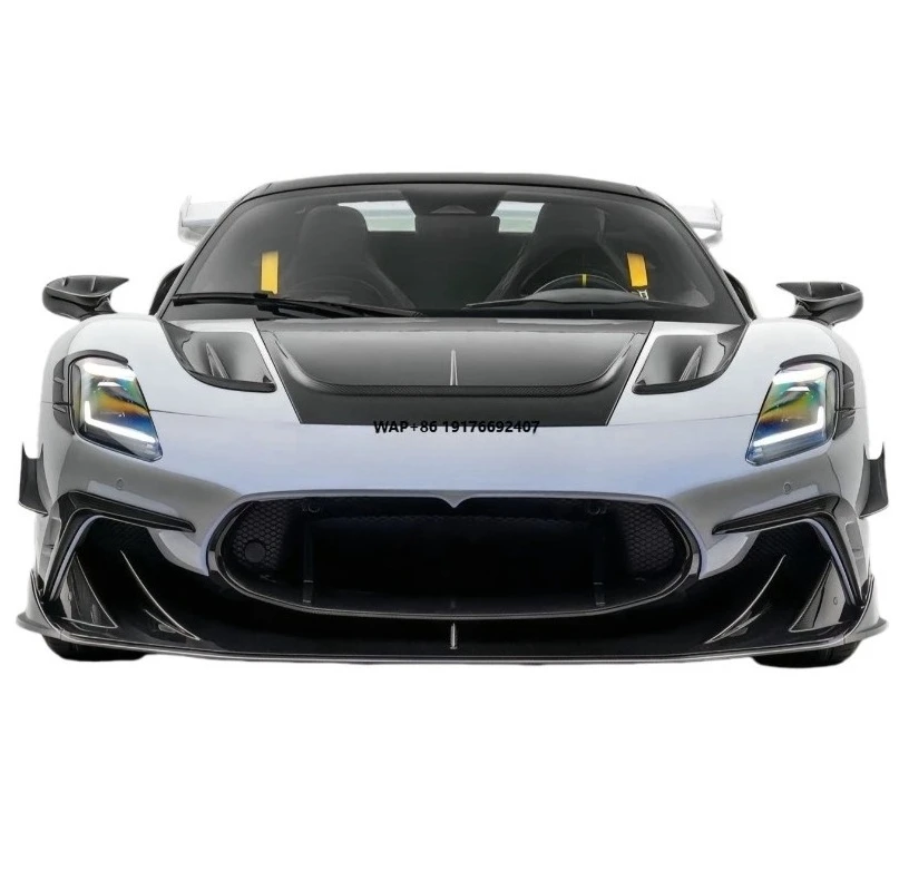 High Quality Dry Carbon Fiber Body Kit for MC20 MSY Style Front Lip Skirt Rear Diffuser Spoiler New Condition Upgrades