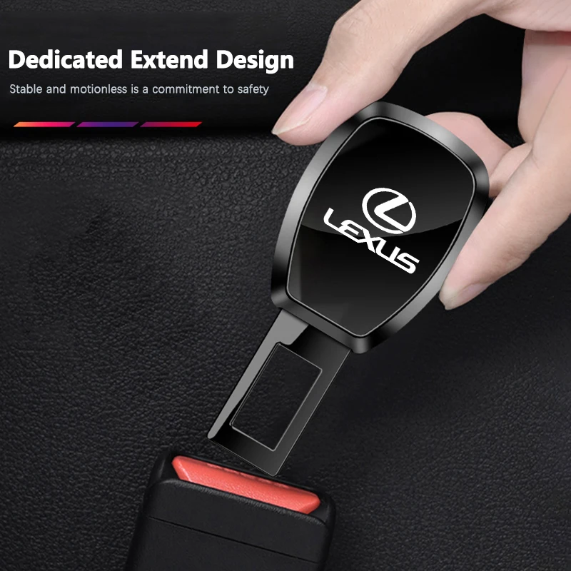 Car Seat Belt Clip Extender Dedicated Car Acesssories For Lexus F SPORT ES RX NX LS UX LM LX GX LC RZ IS CT GS RC HS SC TX LBX