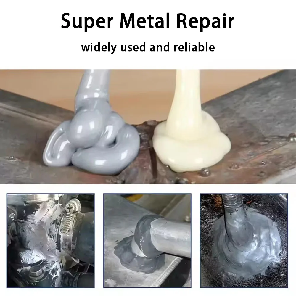 Super Strong Metal Repair Glue Welding High Temperature Resistant AB Glue Metal Plastic Filler Epoxy Adhesive Waterproof Sealant image 2
