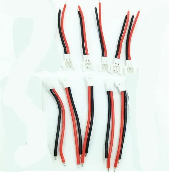 5pairs Walkera 3.7V lipo Battery little white plug Connector male female W/cable