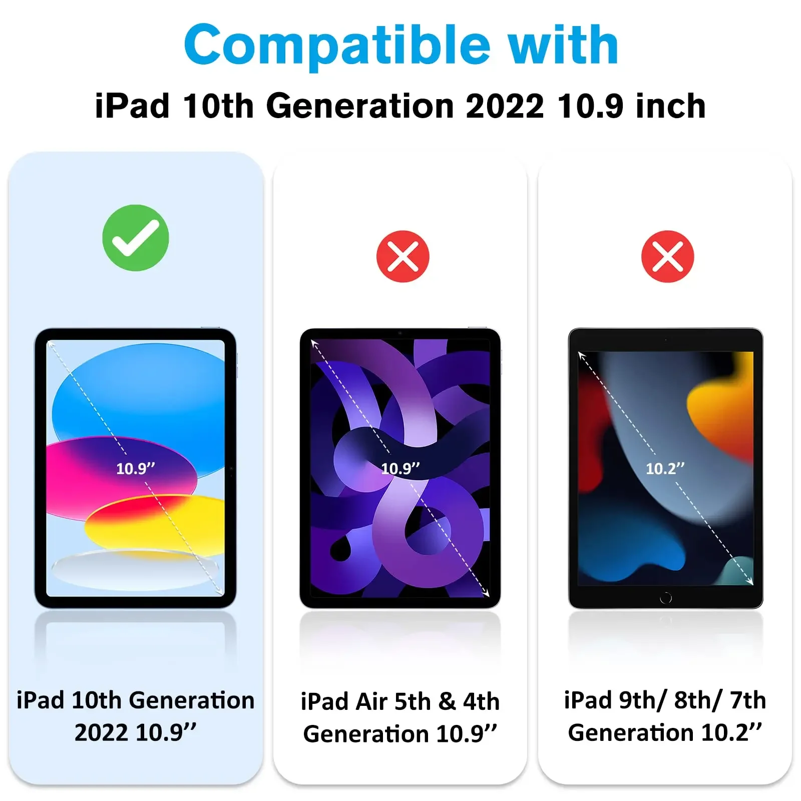 For iPad 10th Gen 10.9 Inch 2022 Tempered Glass Screen Protector 2025 iPad 11 A16Tablet Anti Scratch Clear Protective Film