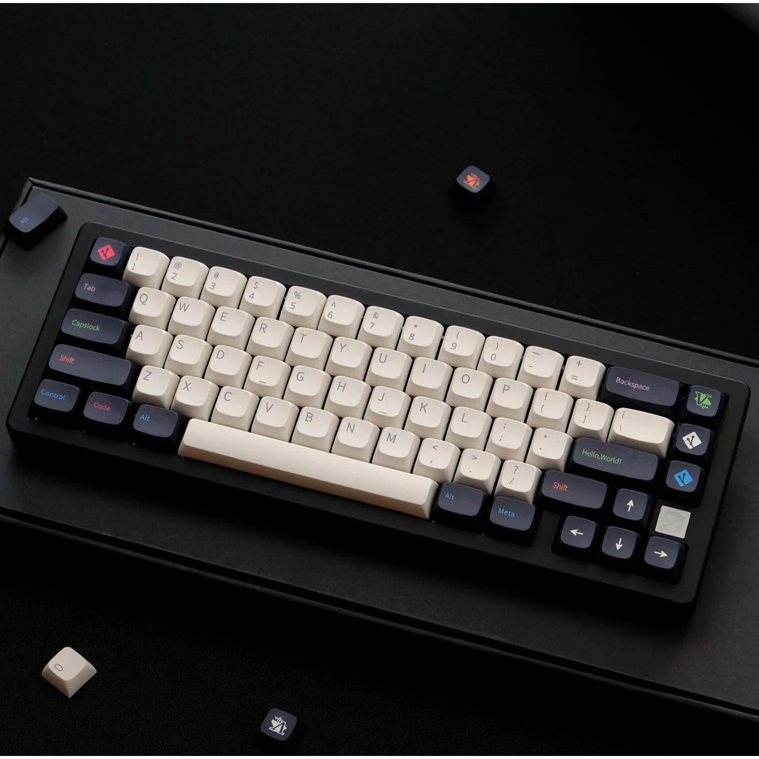 

XDA PBT Keycaps 126 Keys DIY Heat Sublimation Coder for 60/80/87/98/104/108 Mechanical Keyboards