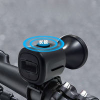 Bicycle Electronic Horn Loud Warning Sound Alarm CR2032 Battery 120dB IPX4 Waterproof Suitable for Road Mountain Bike Horn