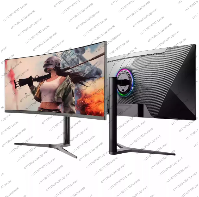38-Inch Monitor Hairtail Screen 4K144hz Curved Computer Desktop IPS E-sports 21:9 External Monitoring Screen 40