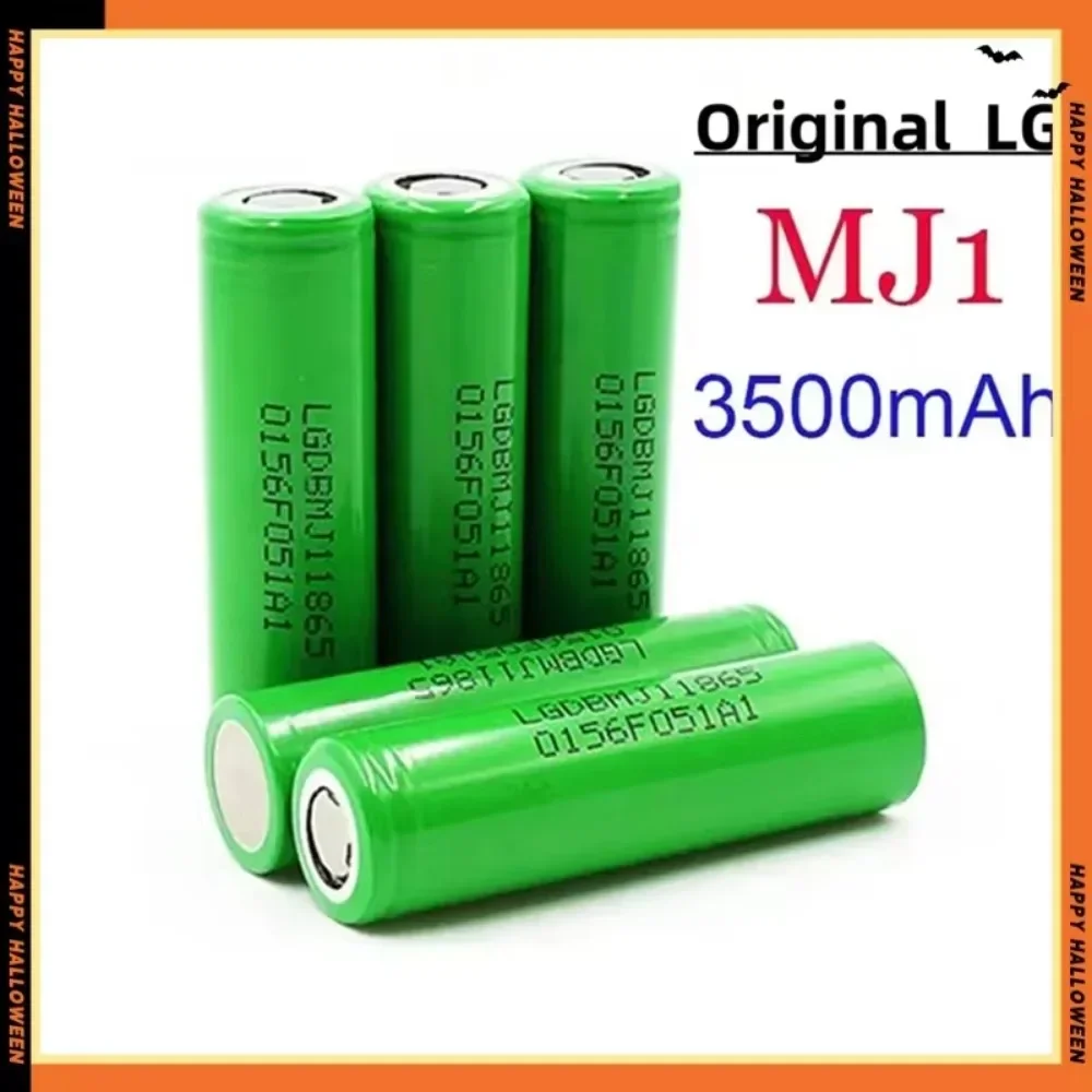 Neue 18650 Lithium-Batterie 3500 mAh 3,7 V 25 A INR18650 MJ1 Hochleistungs-Werkzeugbatterie 18650 wiederaufladbare Batterie + Ladegerät