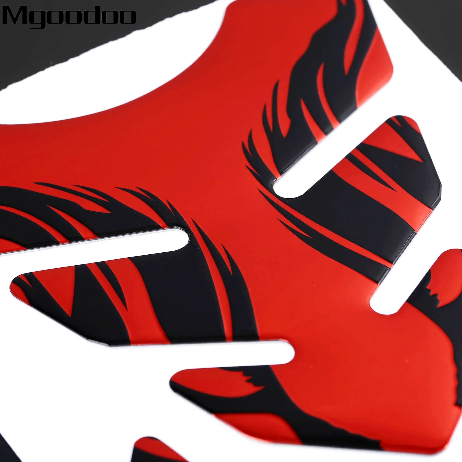 Red Motorcycle 3D Fuel Oil Tank Pad Decal Cover Pelindung Topi Gas Sticker Universal untuk Honda Yamaha Suzuki Kawasaki