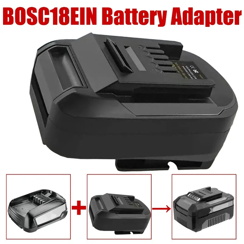 

BOSC18EIN Battery Adapter for Bosch 18V PBA Series Lithium Battery Convert To for Ein 18V Li-ion Battery for Ein 18V Power Tools