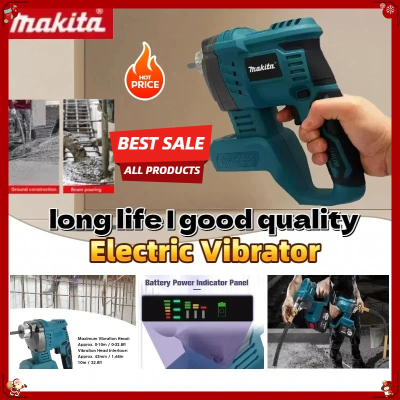makita-brushless-high-power-mixing-power-tool-cordless-electric-concrete-vibrator-concrete-compactor-for-makita-battery