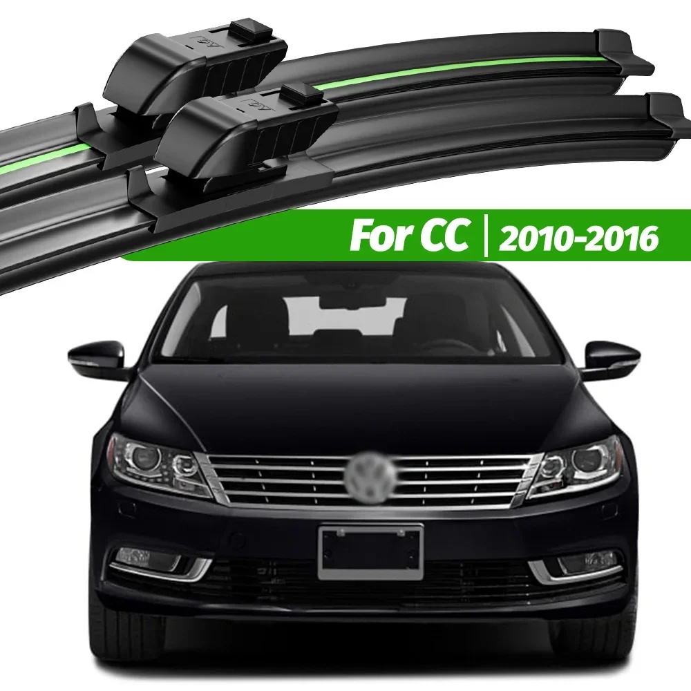 

For Volkswagen VW CC 2010-2016 2pcs Front Windshield Wiper Blades 2011 2012 2013 2014 2015 Windscreen Window Accessories