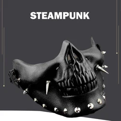 Cyberpunk Style Steam Punk Party Personality Chain Halloween Adult Mask Party Mask Cosplay Masque Cyberpunk