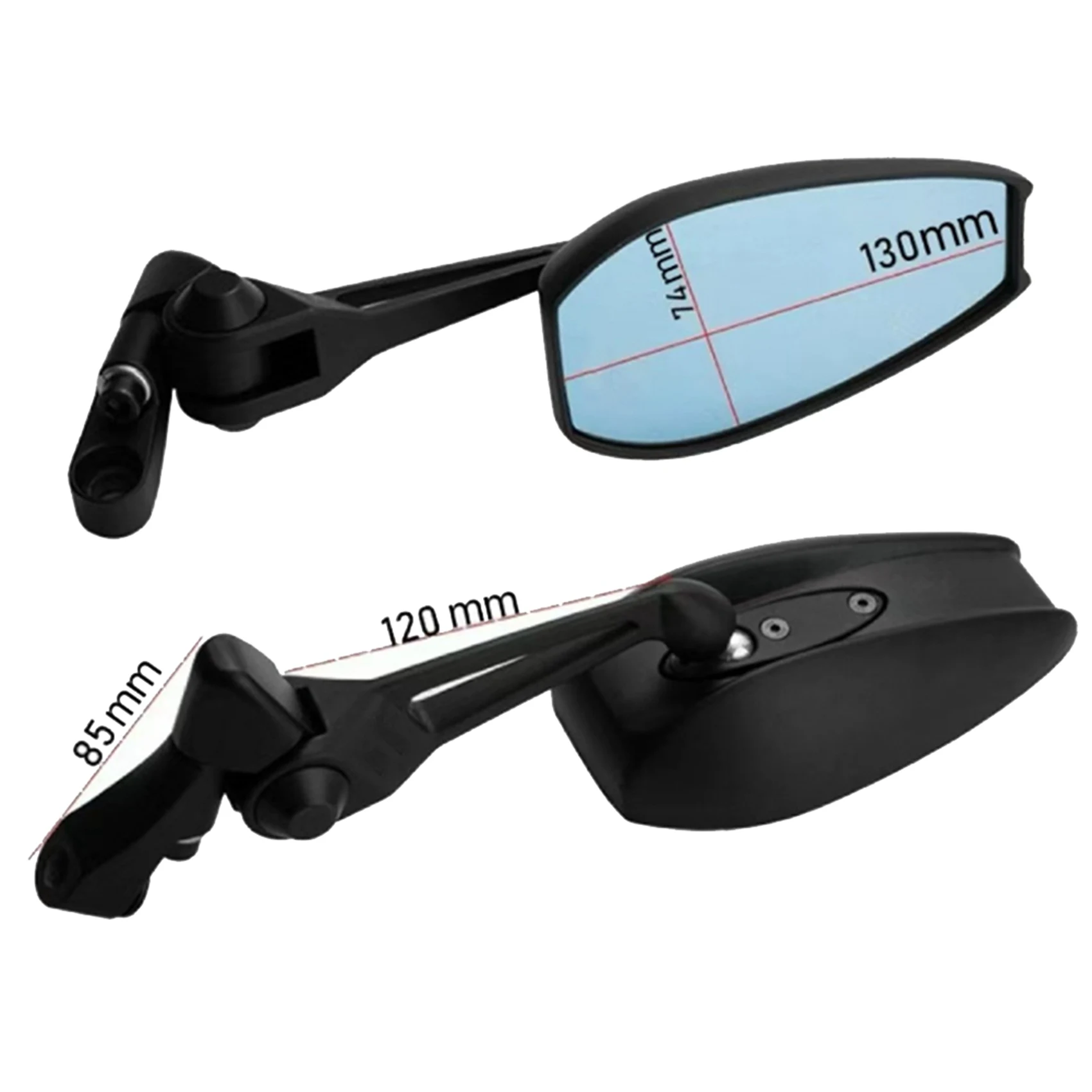 A11M-6X Motorcycle Rearview Mirrors Handlebar Rear View Mirror Handlebars Mirrors Motorcycle Accessories