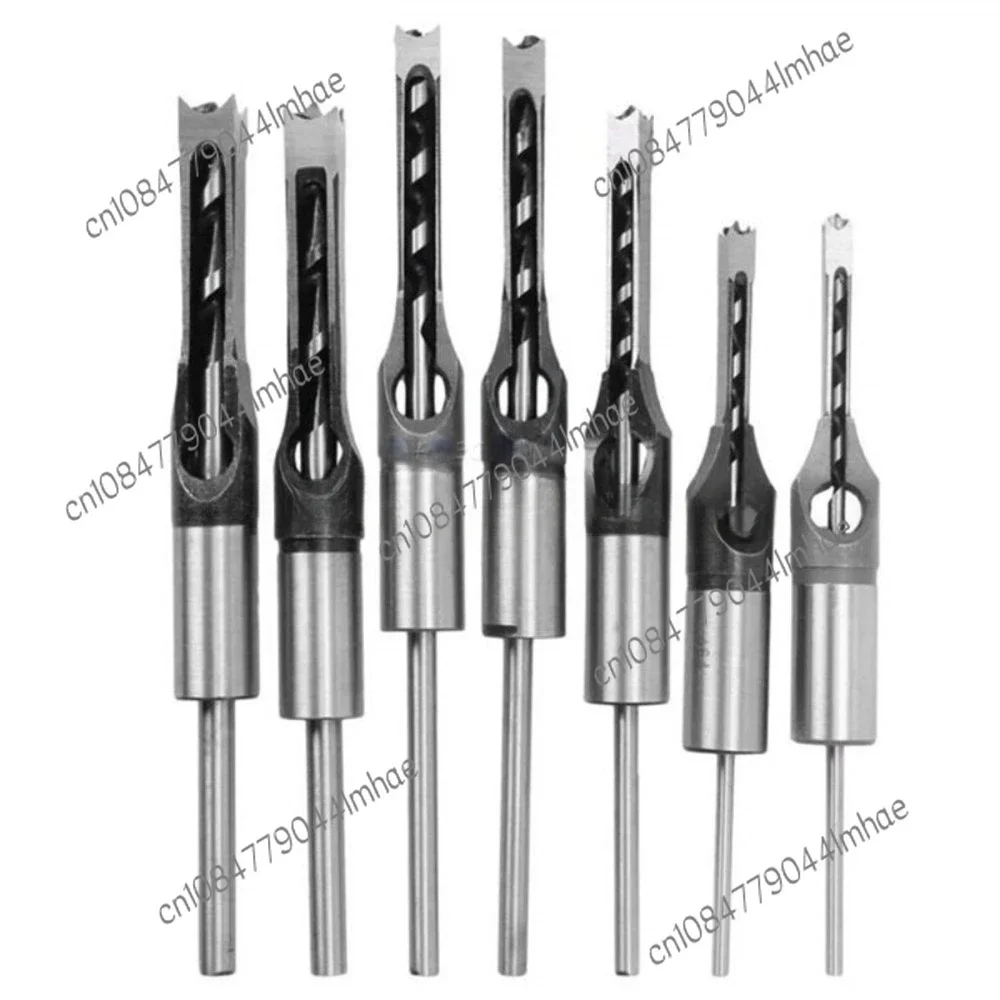 Spiral Extension Saw Core Drill Bits Woodworking Square Drill Bit Sets Hole Saw Mortise and Tenon Chisel Drill Bits