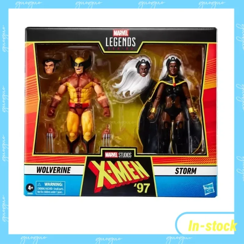 

【In-stock】Hasbro Marvel Legends Series Wolverine and Storm X-Men Anime Toy Model Collection