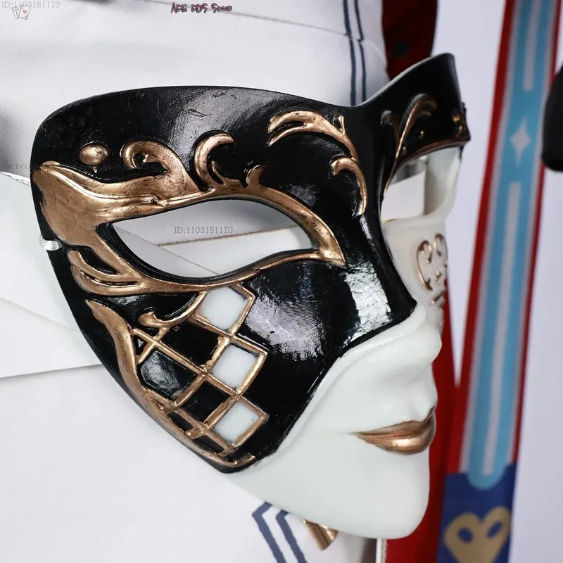 New Anime Wuwa Brant Cosplay Costume Wig Shoes Wuthering Waves Mask Game Clothes Mens Uniforms Halloween Party Cosplay Ani