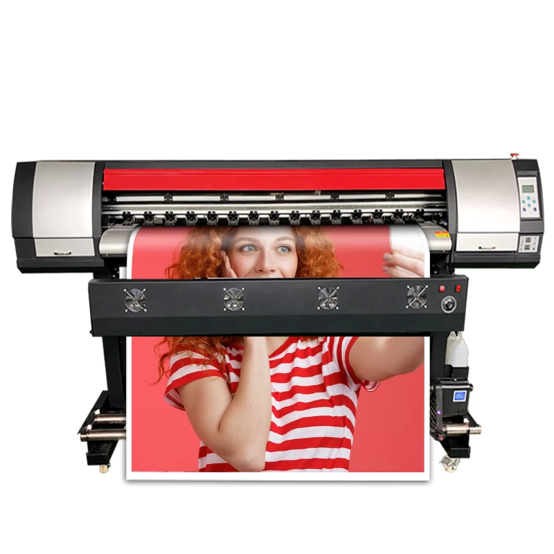 1.8M Cheap Price Uv Printer Roll To Roll  I3200 Large Format Roll Uv Printer For Flex Banner Pvc Label