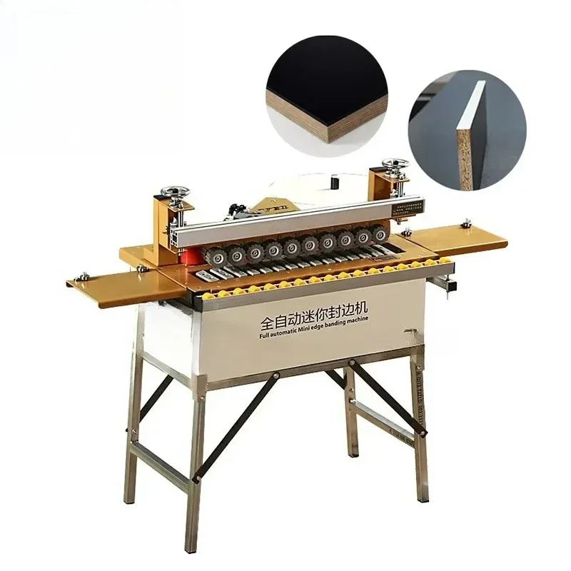 Automatic wood-based panel small home decoration edge banding machine