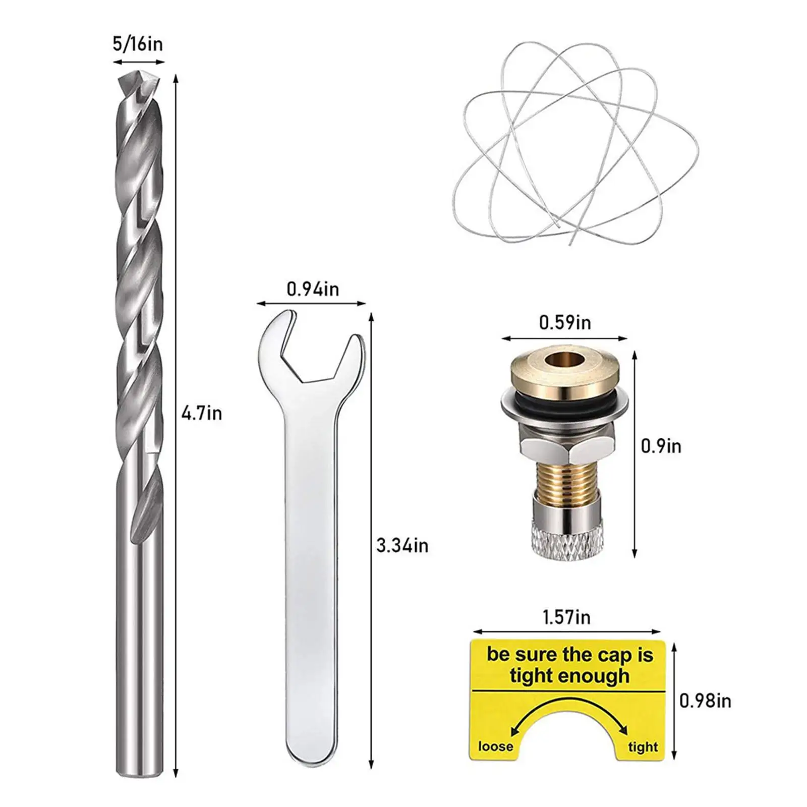 6 قطعة خزان الوقود تنفيس قبعات مانعة للتسرب الغاز يمكن تنفيس صمام 3 جالون علبة الغاز
