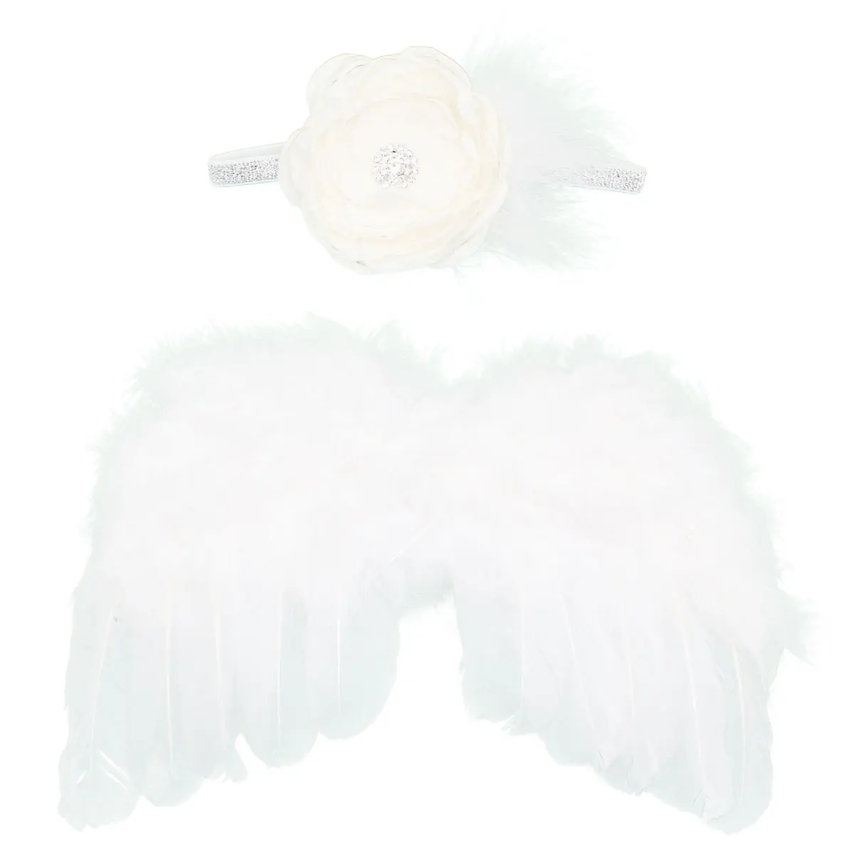 

Детский костюм из 2 предметов, комплект с крыльями, детская одежда для фотосессии на сто дней, реквизит для детской фотографии, наряд для младенцев, детский костюм