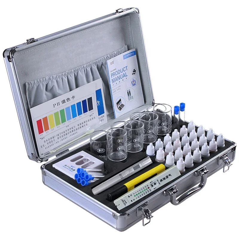 New design water quality analysis kit for drinking water and swimming pool/Water quality analyzer test kit