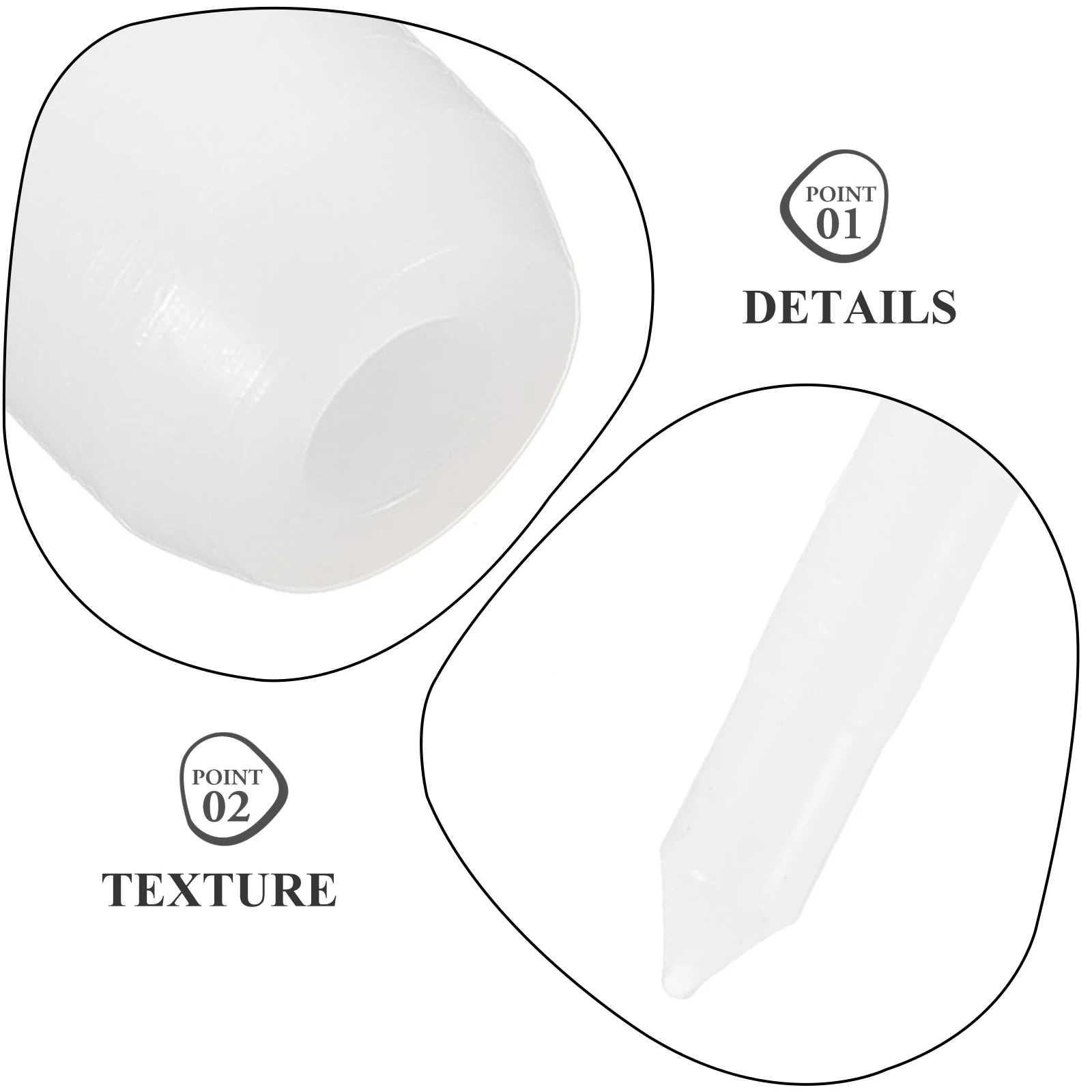 

80Pcs Long Lasting Plastic Shutter Replacing Pin Simple Design Universal Shutter Part Window Accessories