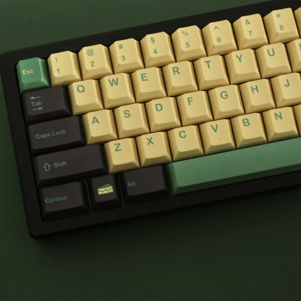 142 Keys Avocado Keycap Set Cherry Profile DYE Subbed ISO Enter For Outemu Gateron Kailh TTC MX Switch Keyboard