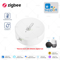 Ewelink ZigBee Smart Temperature Humidity Sensor Battery Powered APP Control Thermometer Hygrometer Controller For Alexa Google