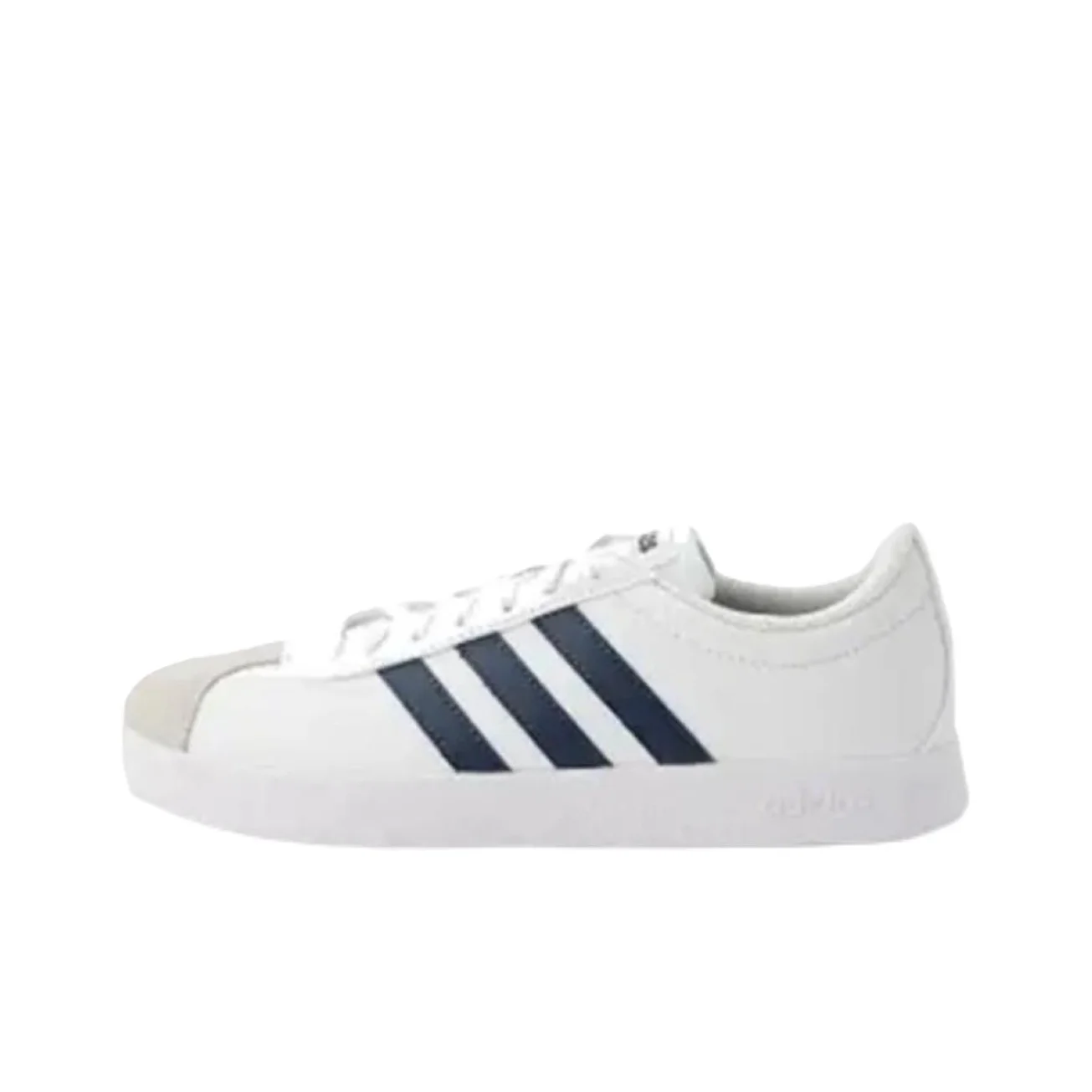 Adidas Court VL Cushioning Abrasion Resistant Cushioning, Wear Resistant Low top Skateboard Shoes Unisex White Black ID3709