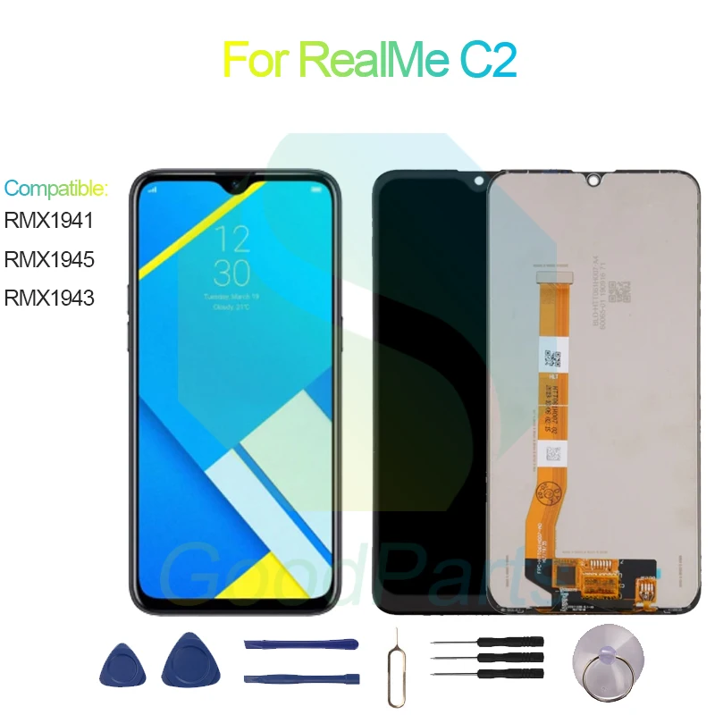 

For RealMe C2 2020 LCD Display Screen 6.1" C2 2020 Touch Digitizer Assembly Replacement