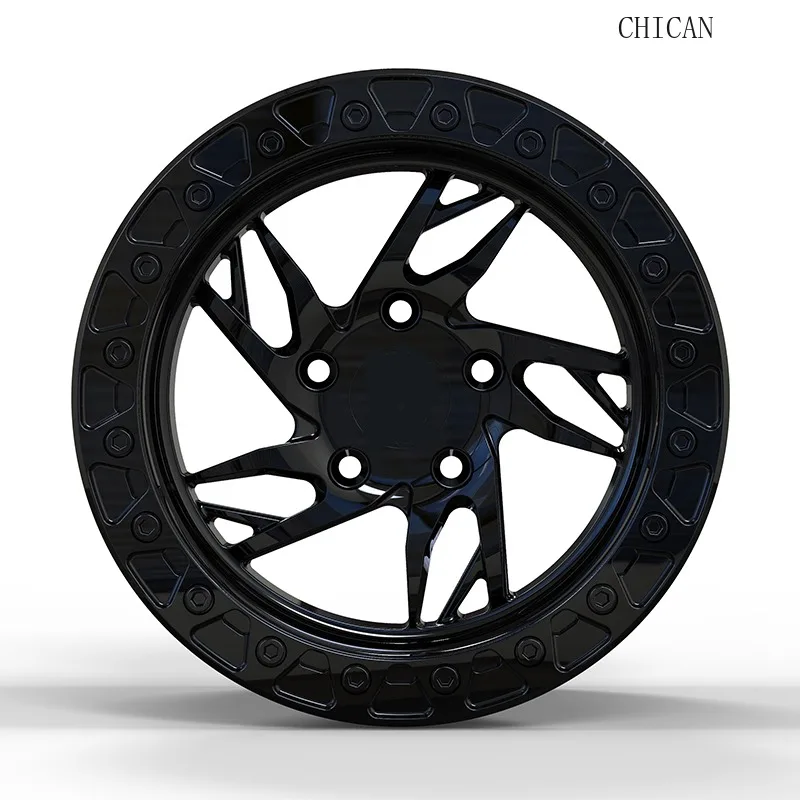 

2026 CHICAN Beadlock Forged Wheels 15-21 Inch 6x139.7 ET Negative 40mm 4x4 SUV Pickup 6061-T6 Rims