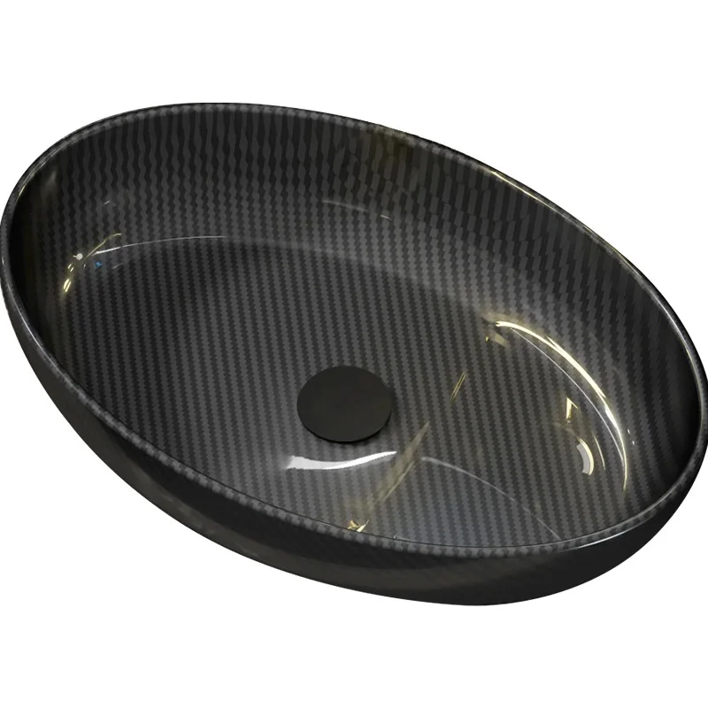 Carbon Fiber Basin Wash Basin Hotel Villa Internet Celebrity Countertop Basin