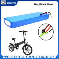 New lithium ion Battery Pack 10.5Ah 10s3p 36V Battery for FIIDO D1/D2/D2S D4S Folding Electric Moped City Bike Battery 18650