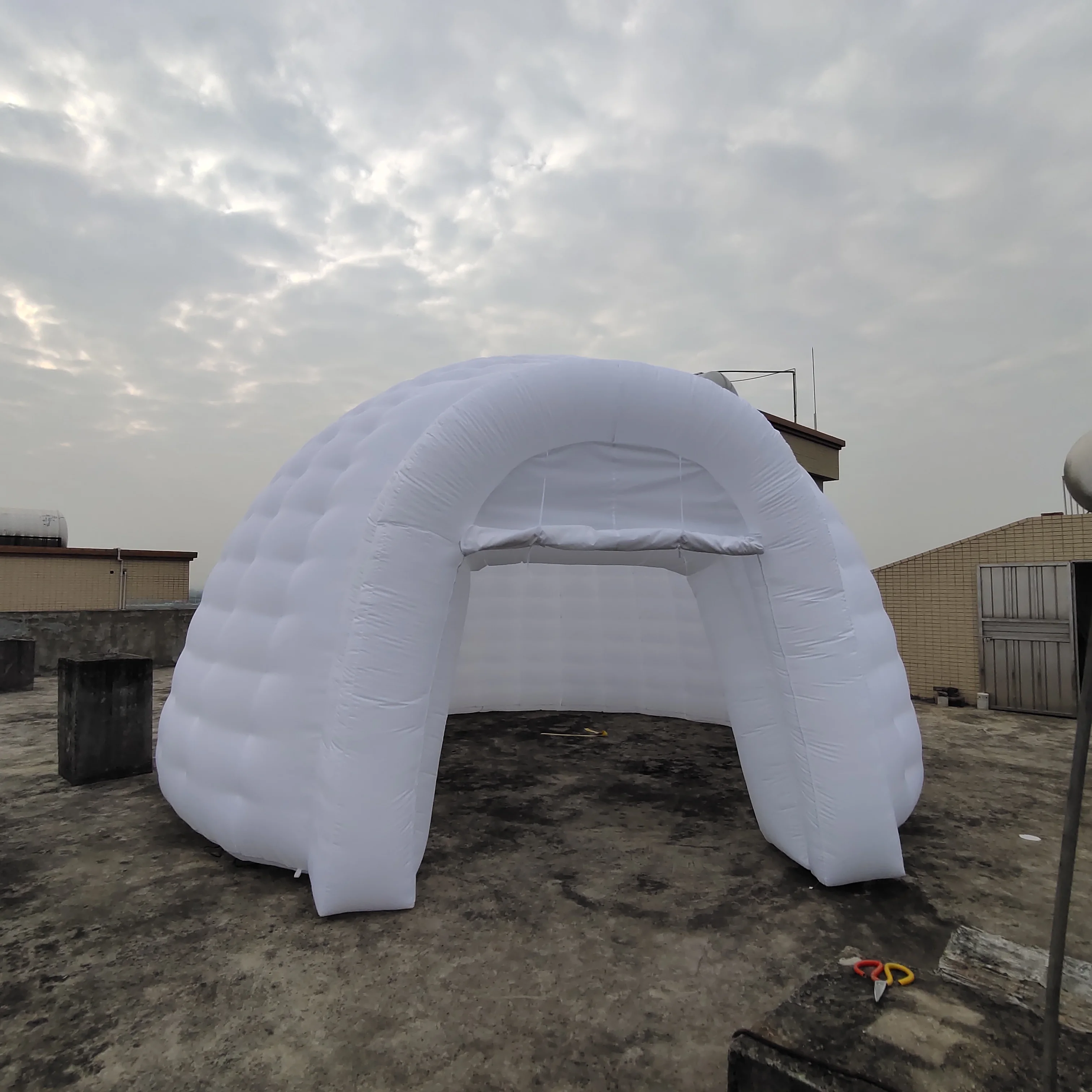 LED Lighting Inflatable Igloo Dome Tent Inflatable Event Dome Tent for Club Party, Wedding, Show, Exhibition