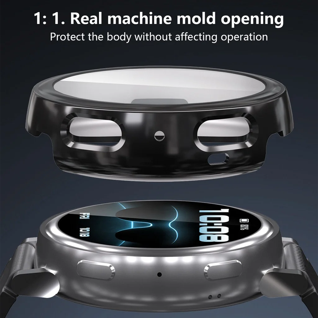 Screen Protector Case For Amazfit Active Max TPU All-Round Protective Cover For Amazfit Active Max Smartwatch Shockproof Shell