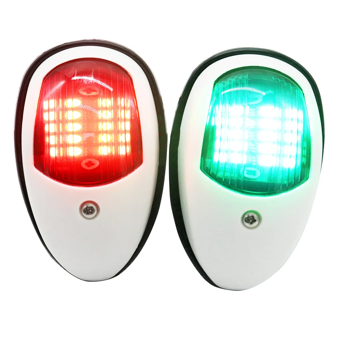 New marine navigation signal light yacht speedboat sightseeing boat light led signal left red right green mast tail light