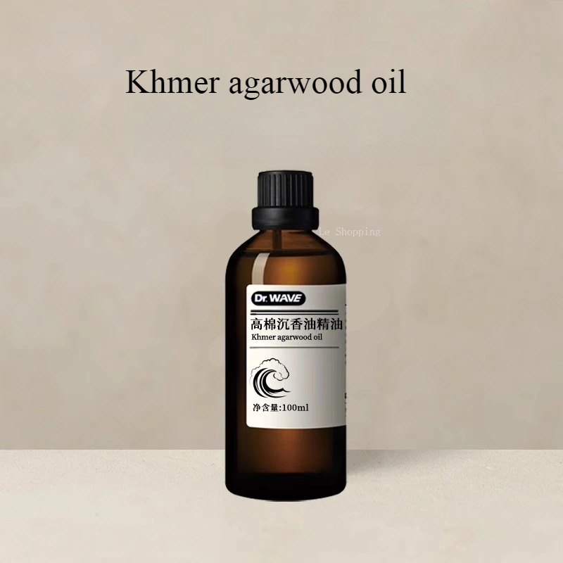 100ml Khmer Agarwood Oil Worship Buddha Temple Indoor Incense of Essential Oils Purify The Air Remove Odors and Calm The Mind