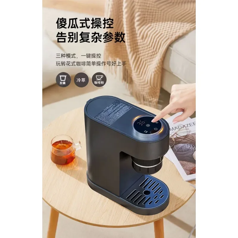 Portable Capsule Coffee Maker Compact Espresso Machine for Home Office Travel Outdoor Camping Quick Brew Single Serve Pod