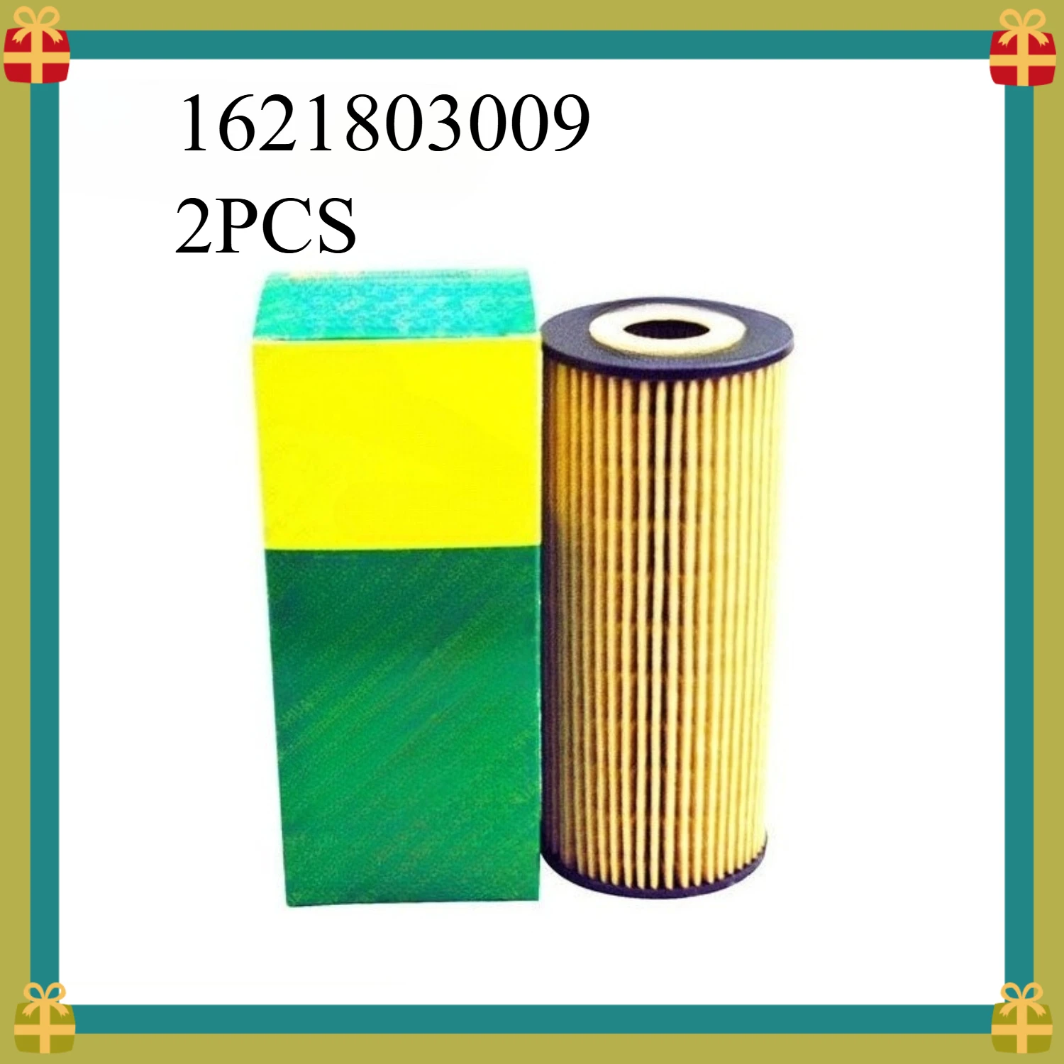 2PCS 1621803009 Oil Filter，For Daewoo, Mercedes-Benz C, E, G, S, and Volkswagen LT28