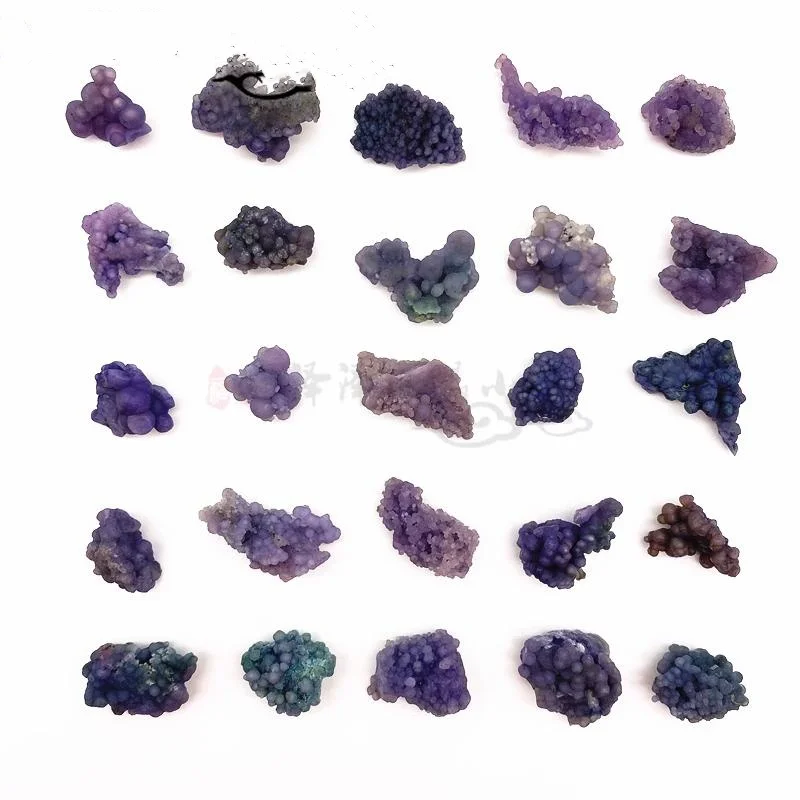 

50g Natural Botryoidal Chalcedony Starlight Purple Grape Agate Specimen