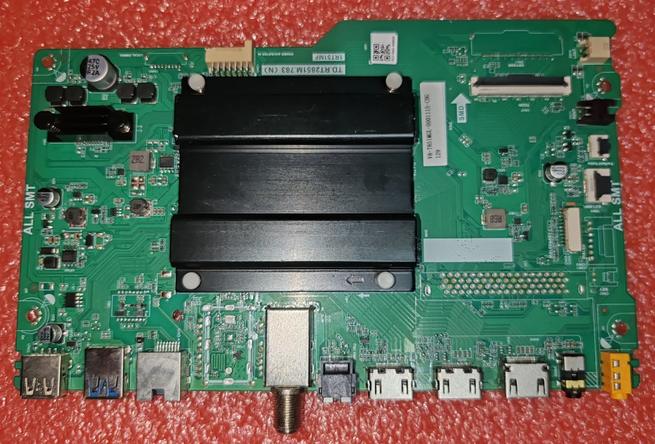 

Free shipping! TD.RT2851M.783(T) TD.RT2851M.783(N) 1RT5MF Network TV motherboard working good