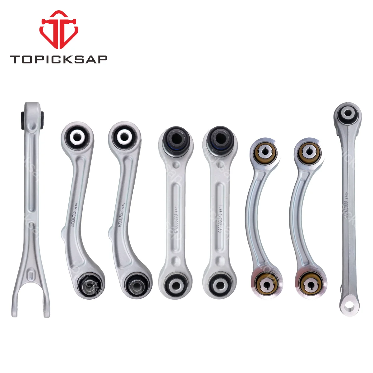 

TOPICKSAP Rear Trailing Control Arm Suspension 8pcs Kit for Maserati Quattroporte M156 Ghibli M157 2014 2015 - 2022 670002808