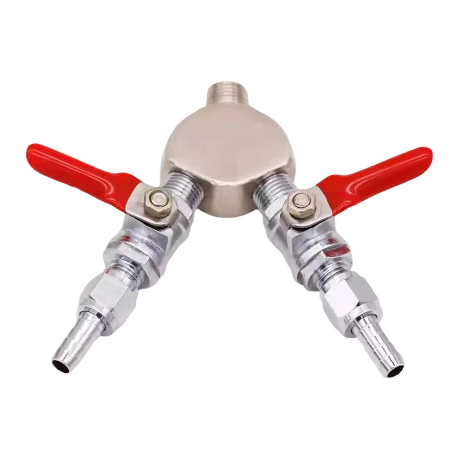 

Двухходовой разветвитель CO2, компактное профессиональное оборудование для пивоварения с запорным клапаном 5/16 дюйма для домашнего использования