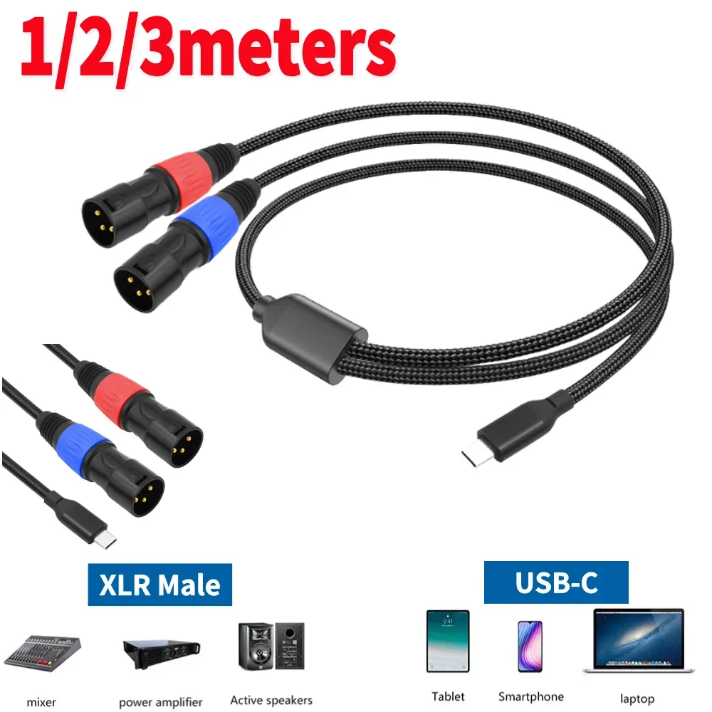 Usb Type C To 2 Xlr…